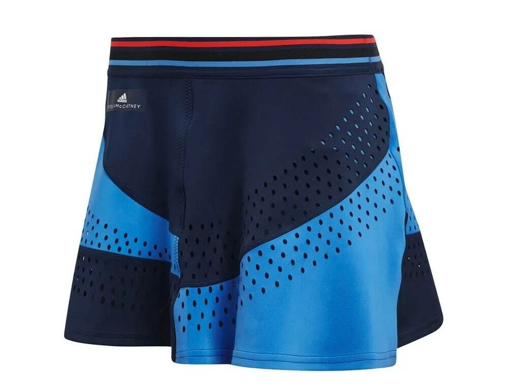 Adidas Stella McCartney Barricade Tennis Skirt Blue Navy Red Sporty Athletic M